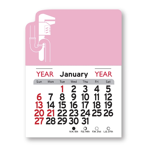 Plumbing Shaped Peel-N-Stick® Calendar - Image 28
