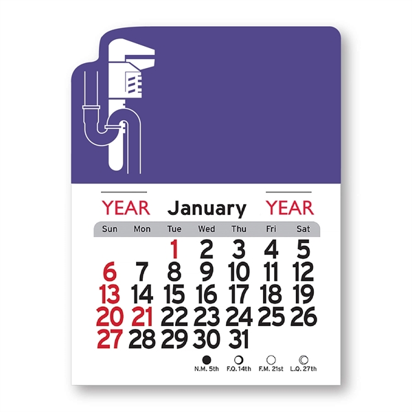 Plumbing Shaped Peel-N-Stick® Calendar - Image 29