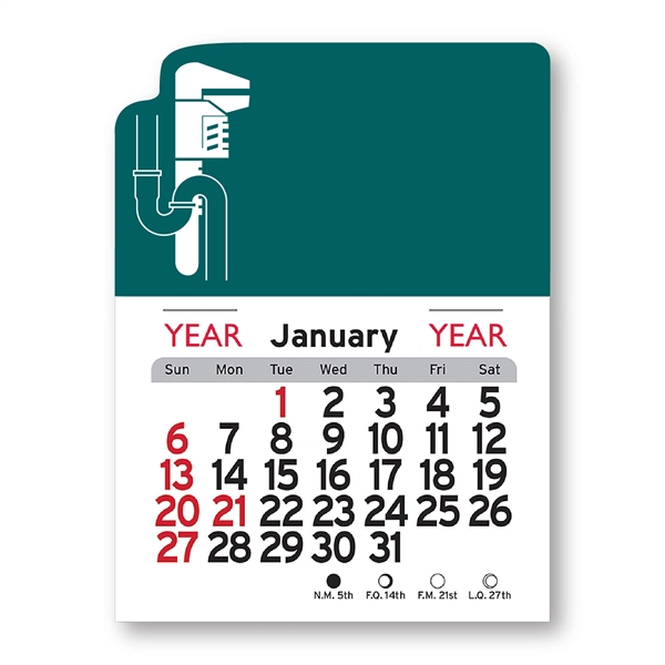 Plumbing Shaped Peel-N-Stick® Calendar - Image 33