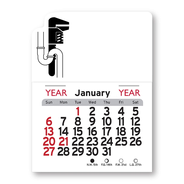Plumbing Shaped Peel-N-Stick® Calendar - Image 34