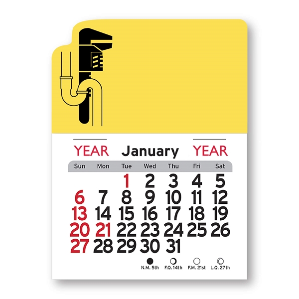 Plumbing Shaped Peel-N-Stick® Calendar - Image 35