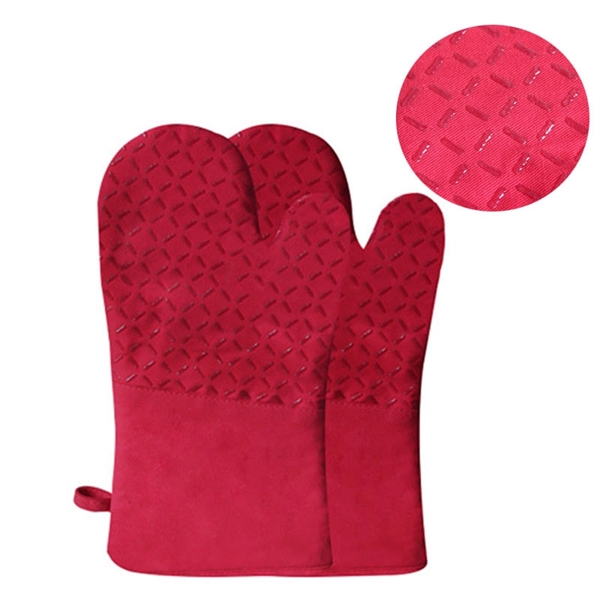 Cotton Oven Mitts - Image 2