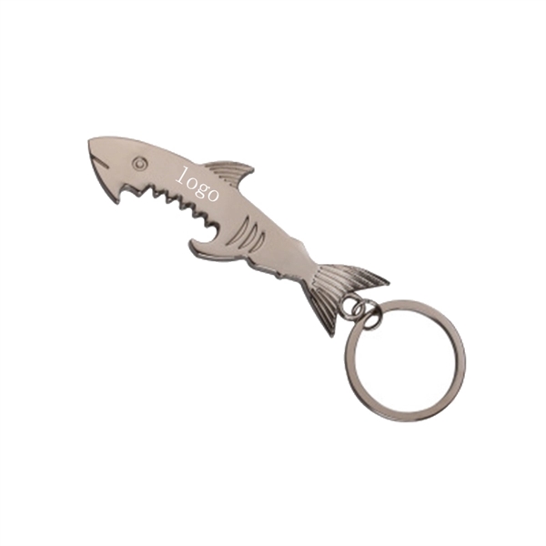 Shark Bottle Opener Key Chain - Image 2