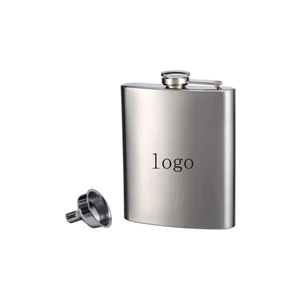 8 Oz Stainless Steel Flask & Funnel