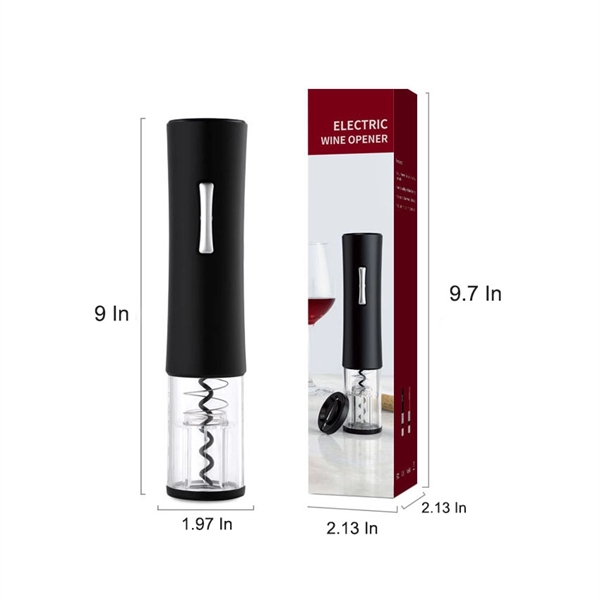 9'' Automatic electric bottle wine opener corkscrew     - Image 2