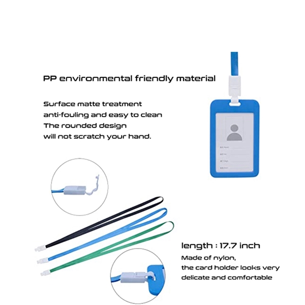 Waterproof ID Holder With Neck Lanyards - Image 3