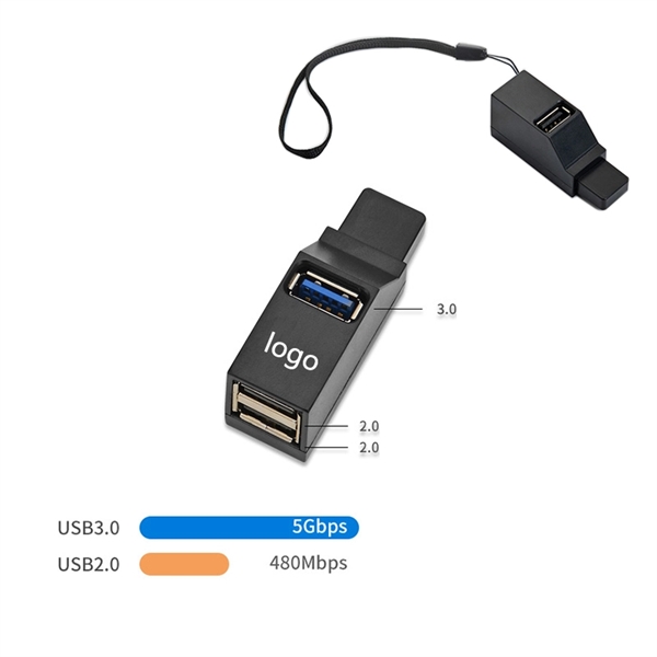 3 Ports Mini USB 3.0 Hub - Image 1