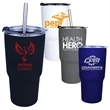 20 oz. Halcyon® Tumbler with Stainless Straw/Flip Top Lid