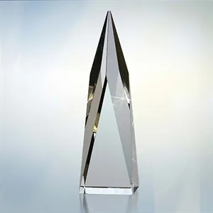 Optical Crystal/Glass Javelin Award 6"H