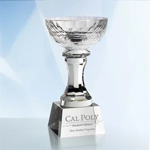 Optical Crystal/Glass Colossal Trophy 10"H