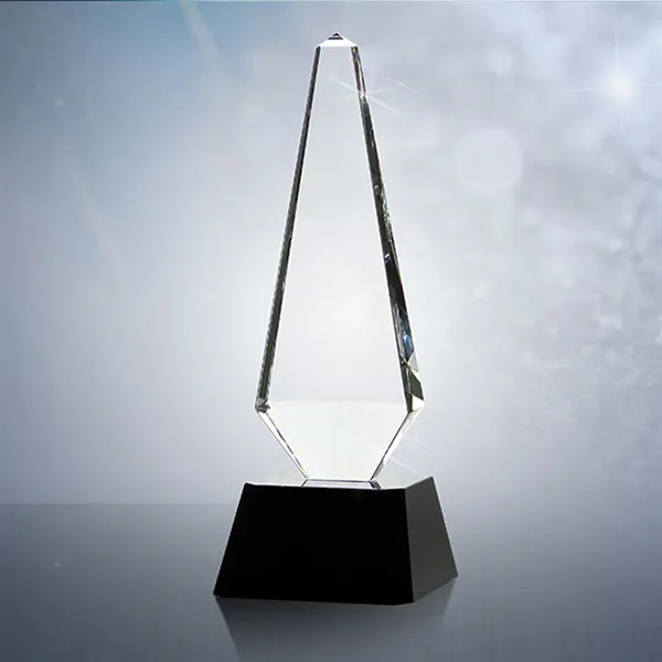 Crystal Obelisk Award - Small - Image 1