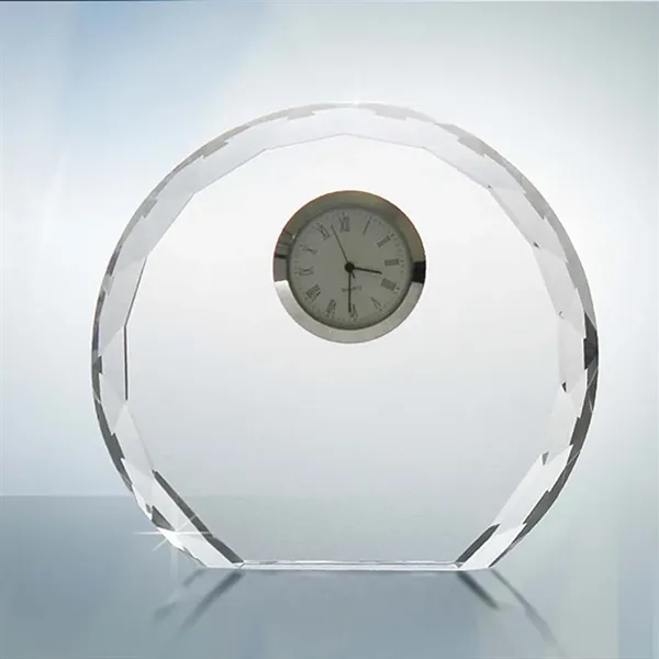 Round Crystal Clock - Image 1