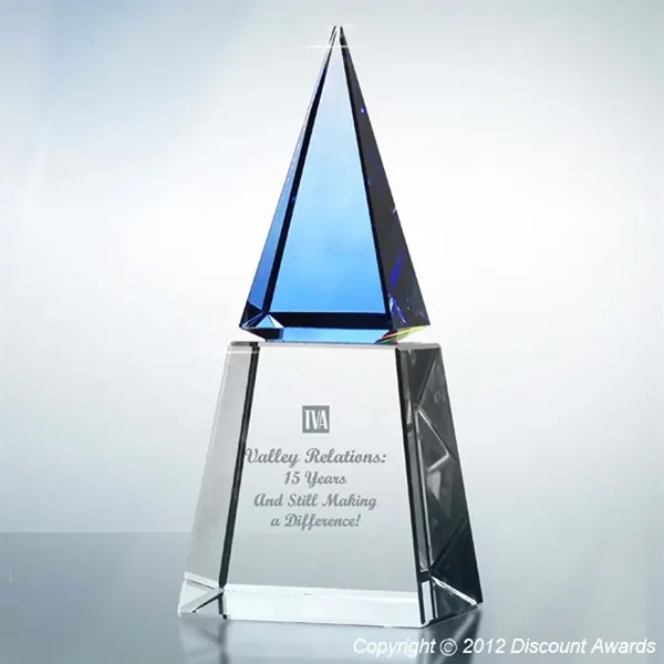 Blue Crystal Pyramid Award - Image 1