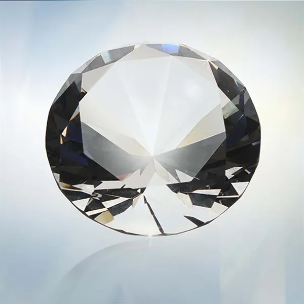 Crystal Diamond Paperweight - Image 1