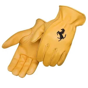 Premium Golden Grain Deerskin Driver Gloves