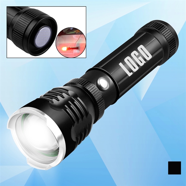 Rechargeable Flashlight w/ Magnet - Image 1