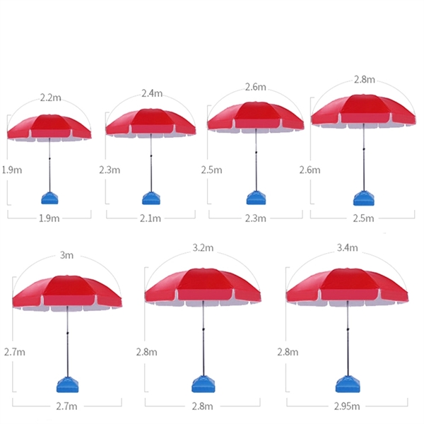 Custom Folded Beach Umbrella - Image 4