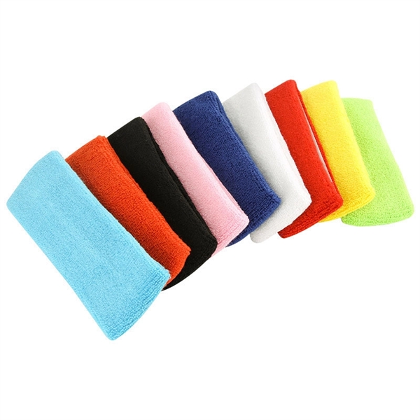 Cotton Sports Headband Sweatband - Image 2