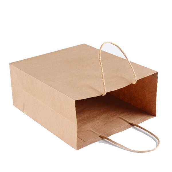 Handles Gift Shopping Kraft Paper Bags - Image 3