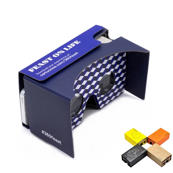 Full Color Imprint Cardboard Virtual Reality Glasses