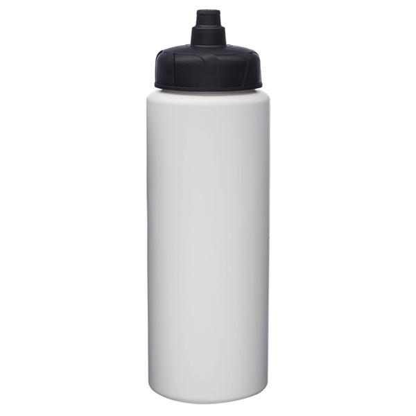 32 oz. HDPE Plastic Water Bottles with Quick Shot Lid - Image 2