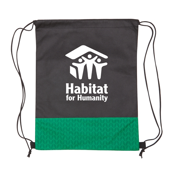 Pathway Non-Woven Drawstring Backpack - Image 3