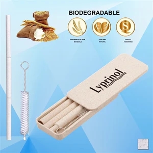 Biodegradable Straw w/ Brush