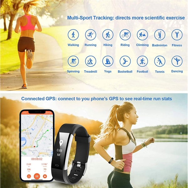IP68 Waterproof Smart Fitness Tracker     - Image 5