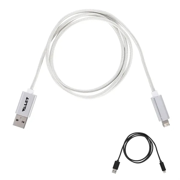 2-In-1 Touch Activated Light Up Charging Cable - Image 1
