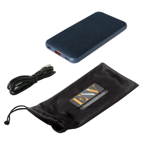 10000 MAH Wireless Charging Pad & Power Bank With Pouch - Image 6