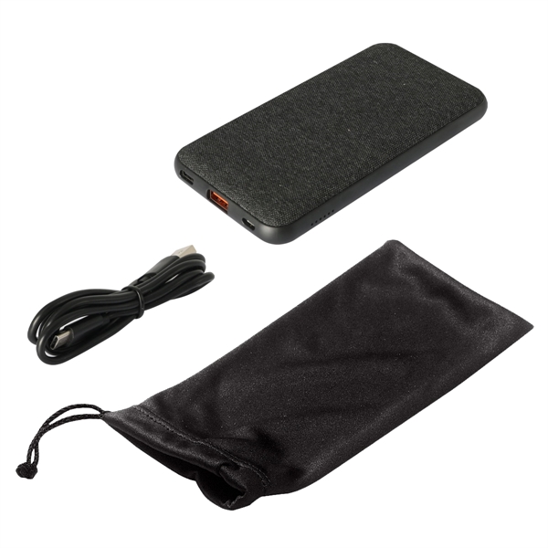 10000 MAH Wireless Charging Pad & Power Bank With Pouch - Image 10