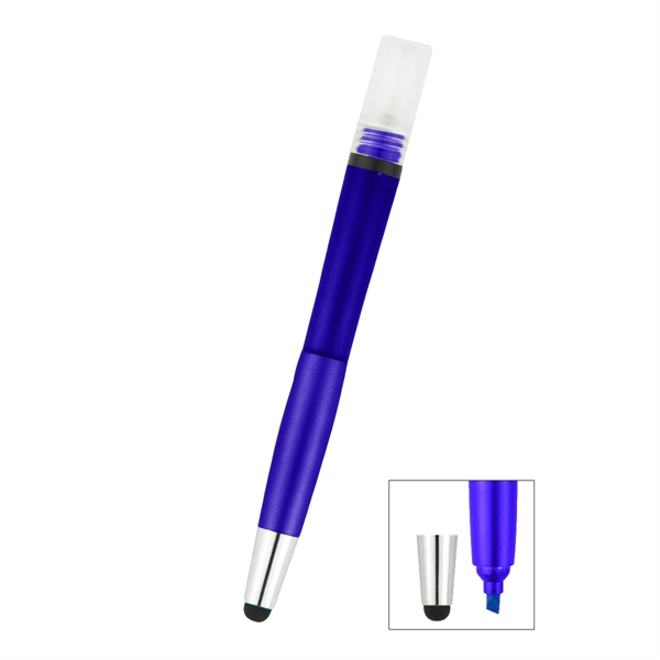 Refillable Spray Bottle With Highlighter & Stylus - Image 3
