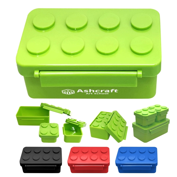 Building Blocks Stackable Lunch Containers - Image 1