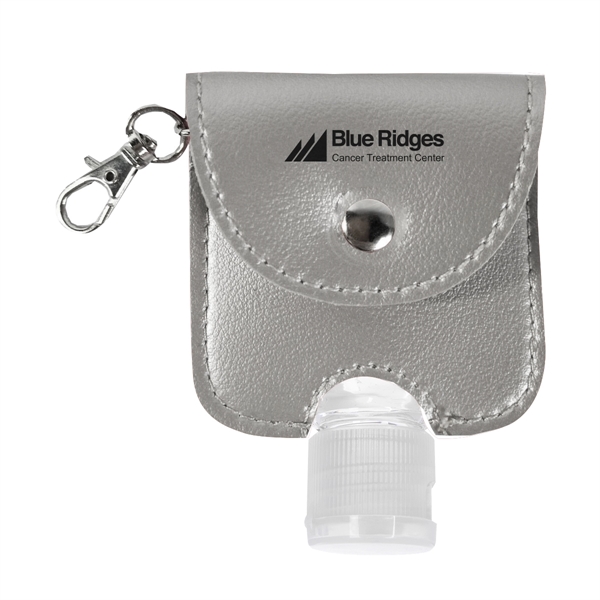 1 Oz. Hand Sanitizer With Leatherette Pouch - Image 2