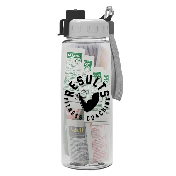 26 oz. Tritan Bottle Survival Kit - Snap Lid - Image 2