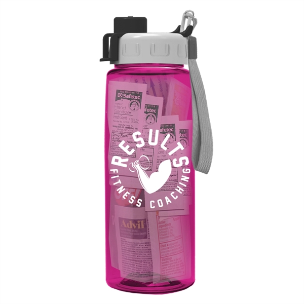 26 oz. Tritan Bottle Survival Kit - Snap Lid - Image 3