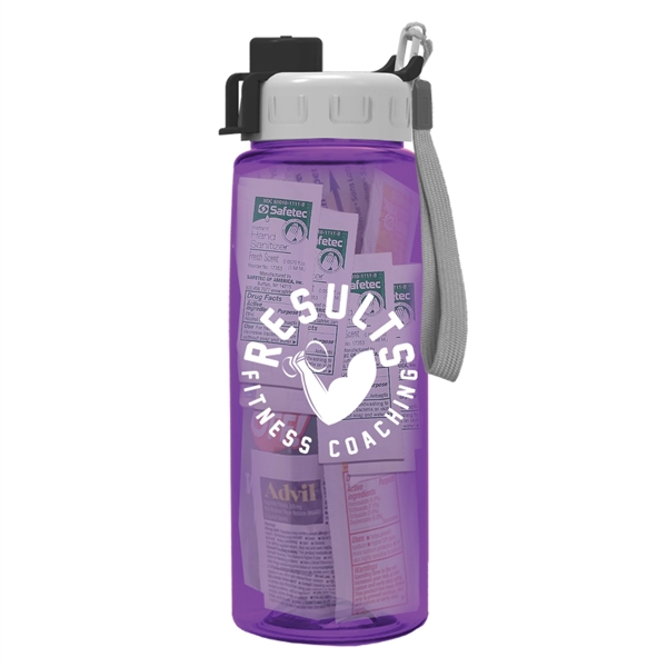 26 oz. Tritan Bottle Survival Kit - Snap Lid - Image 7