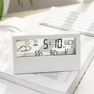 Transparent multifunctional alarm clock