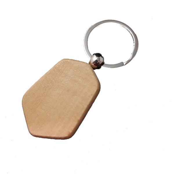 Wood Custom Keychain     - Image 2