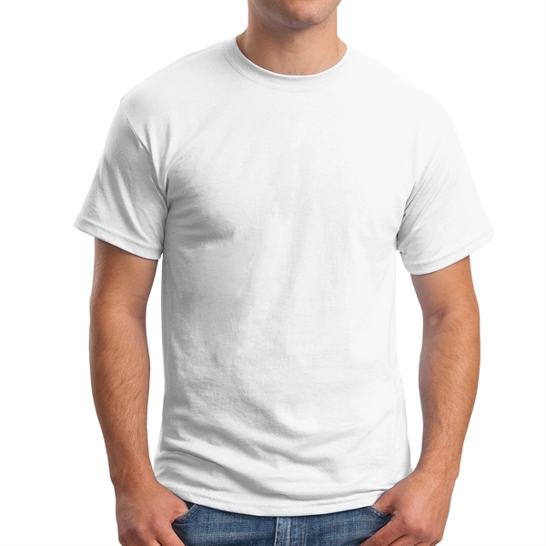 Hanes- EcoSmart50/50 Cotton/Poly T-Shirt - Image 6