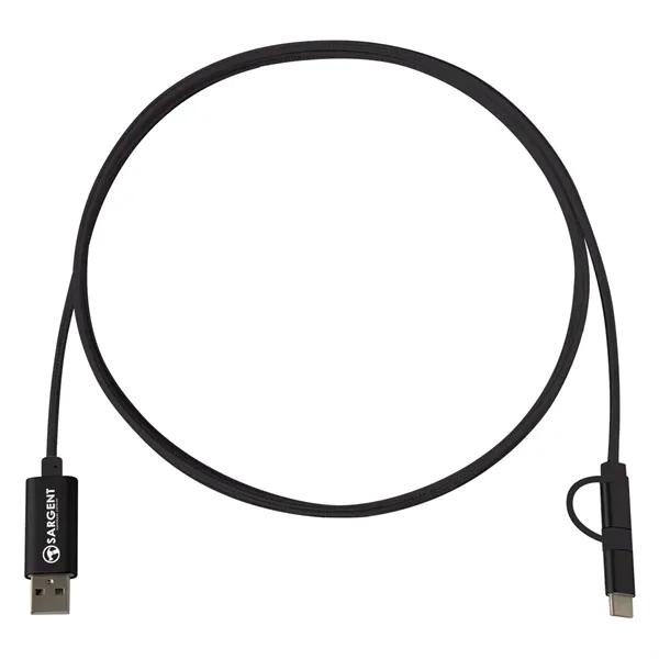 3-In-1 5 Ft. Braided Charging Cable - Image 5