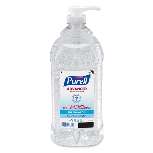 2 Liter Purell Bottle With Pump - Image 1