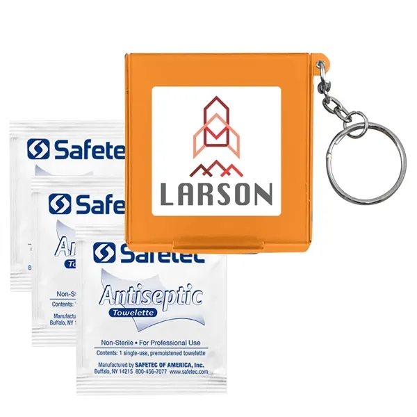 Antiseptic Wipes In Carrying Case Keychain - Image 9