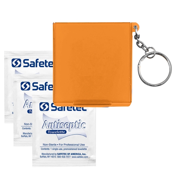 Antiseptic Wipes In Carrying Case Keychain - Image 10