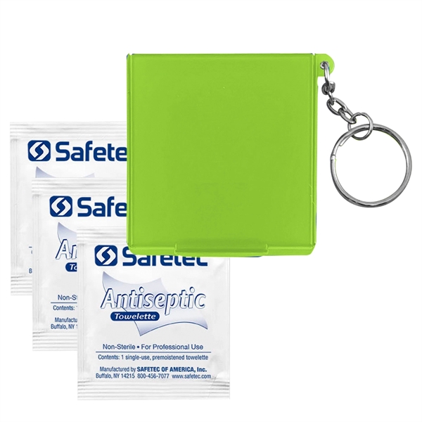 Antiseptic Wipes In Carrying Case Keychain - Image 13