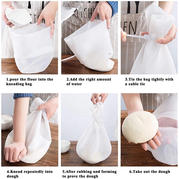 Silicone Kneading Dough Bag Kitchen Preservation Bag - Image 4