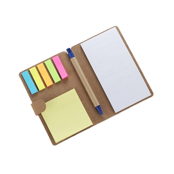 Sticky notes notebooks colored page markers post-it set     - Image 1