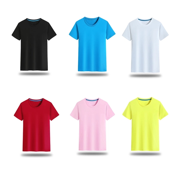 Cotton T-shirts short sleeved clothes     - Image 1