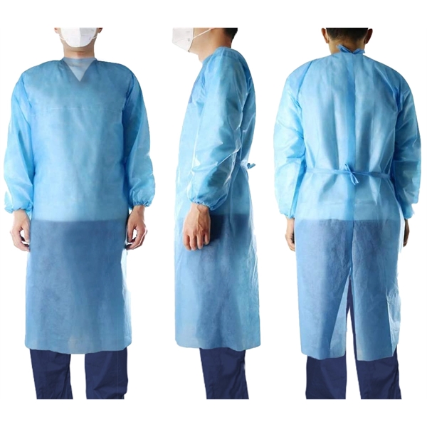 LEVEL 1 PP DISPOSABLE GOWNS WITH ELASTIC CUFFS - Image 1
