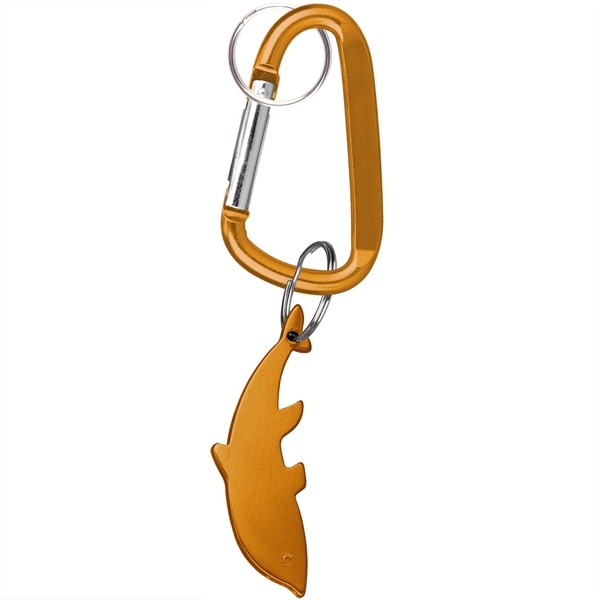 Dolphin Shaped Bottle Opener Key Holder and Carabiner - Image 3